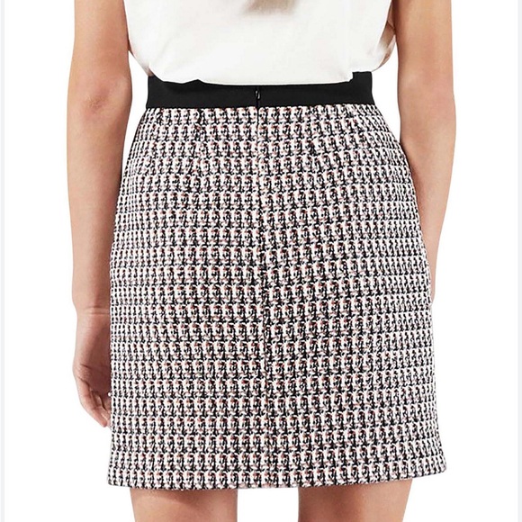 Maje Tweed mini skirt size 38 NWT - Picture 2 of 6
